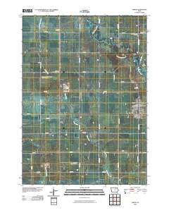 Tripoli Iowa Historical topographic map, 1:24000 scale, 7.5 X 7.5 Minute, Year 2010