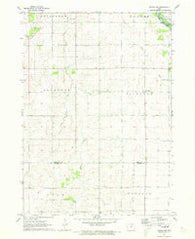Tripoli NW Iowa Historical topographic map, 1:24000 scale, 7.5 X 7.5 Minute, Year 1971