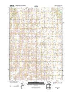 Tripoli NW Iowa Historical topographic map, 1:24000 scale, 7.5 X 7.5 Minute, Year 2013