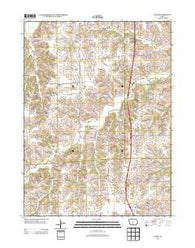 Truro Iowa Historical topographic map, 1:24000 scale, 7.5 X 7.5 Minute, Year 2013