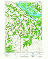 Turkey River Iowa Historical topographic map, 1:24000 scale, 7.5 X 7.5 Minute, Year 1957