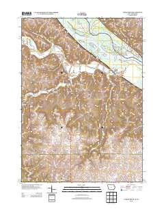 Turkey River Iowa Historical topographic map, 1:24000 scale, 7.5 X 7.5 Minute, Year 2013