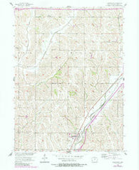 Underwood Iowa Historical topographic map, 1:24000 scale, 7.5 X 7.5 Minute, Year 1956