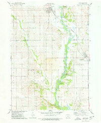 Union Iowa Historical topographic map, 1:24000 scale, 7.5 X 7.5 Minute, Year 1975