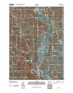 Union Iowa Historical topographic map, 1:24000 scale, 7.5 X 7.5 Minute, Year 2010