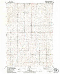 Union Center Iowa Historical topographic map, 1:24000 scale, 7.5 X 7.5 Minute, Year 1985