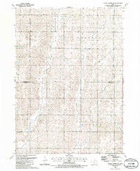 Union Center SW Iowa Historical topographic map, 1:24000 scale, 7.5 X 7.5 Minute, Year 1985