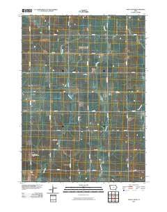 Union Center Iowa Historical topographic map, 1:24000 scale, 7.5 X 7.5 Minute, Year 2010