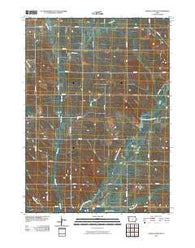 Union Center SE Iowa Historical topographic map, 1:24000 scale, 7.5 X 7.5 Minute, Year 2010