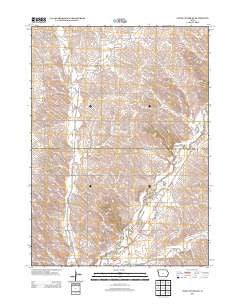 Union Center SE Iowa Historical topographic map, 1:24000 scale, 7.5 X 7.5 Minute, Year 2013