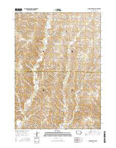 Union Center SW Iowa Current topographic map, 1:24000 scale, 7.5 X 7.5 Minute, Year 2015