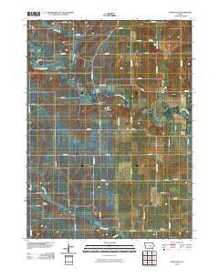 Union Mills Iowa Historical topographic map, 1:24000 scale, 7.5 X 7.5 Minute, Year 2010