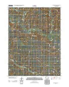 Union Mills Iowa Historical topographic map, 1:24000 scale, 7.5 X 7.5 Minute, Year 2013