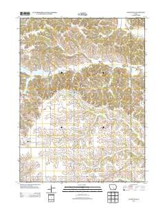 Unionville Iowa Historical topographic map, 1:24000 scale, 7.5 X 7.5 Minute, Year 2013
