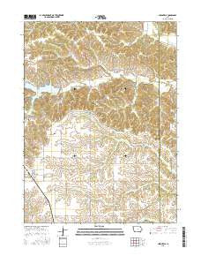 Unionville Iowa Current topographic map, 1:24000 scale, 7.5 X 7.5 Minute, Year 2015