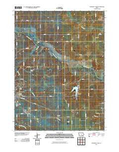 University Park Iowa Historical topographic map, 1:24000 scale, 7.5 X 7.5 Minute, Year 2010