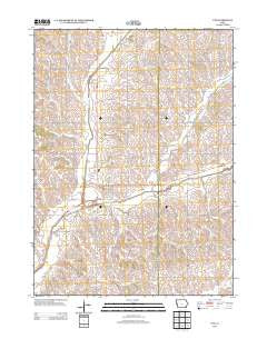 Ute Iowa Historical topographic map, 1:24000 scale, 7.5 X 7.5 Minute, Year 2013