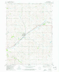 Vail Iowa Historical topographic map, 1:24000 scale, 7.5 X 7.5 Minute, Year 1980