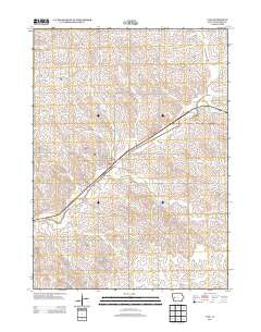 Vail Iowa Historical topographic map, 1:24000 scale, 7.5 X 7.5 Minute, Year 2013