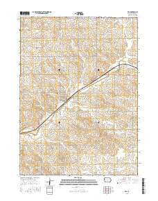 Vail Iowa Current topographic map, 1:24000 scale, 7.5 X 7.5 Minute, Year 2015