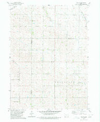 Vail NE Iowa Historical topographic map, 1:24000 scale, 7.5 X 7.5 Minute, Year 1980