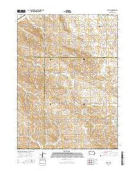 Vail NE Iowa Current topographic map, 1:24000 scale, 7.5 X 7.5 Minute, Year 2015