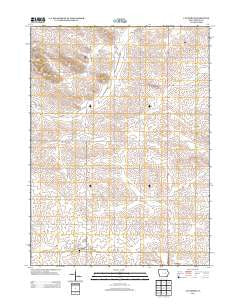 Van Horne Iowa Historical topographic map, 1:24000 scale, 7.5 X 7.5 Minute, Year 2013