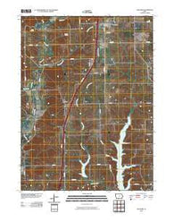Van Wert Iowa Historical topographic map, 1:24000 scale, 7.5 X 7.5 Minute, Year 2010