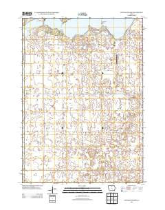 Ventura Heights Iowa Historical topographic map, 1:24000 scale, 7.5 X 7.5 Minute, Year 2013