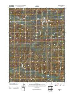 Victor Iowa Historical topographic map, 1:24000 scale, 7.5 X 7.5 Minute, Year 2013