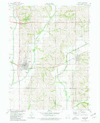 Villisca Iowa Historical topographic map, 1:24000 scale, 7.5 X 7.5 Minute, Year 1980
