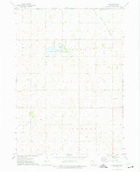 Vinje Iowa Historical topographic map, 1:24000 scale, 7.5 X 7.5 Minute, Year 1972