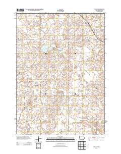 Vinje Iowa Historical topographic map, 1:24000 scale, 7.5 X 7.5 Minute, Year 2013
