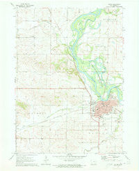 Vinton Iowa Historical topographic map, 1:24000 scale, 7.5 X 7.5 Minute, Year 1971