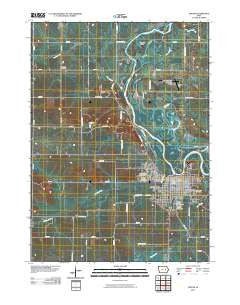 Vinton Iowa Historical topographic map, 1:24000 scale, 7.5 X 7.5 Minute, Year 2010