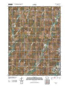 Wales Iowa Historical topographic map, 1:24000 scale, 7.5 X 7.5 Minute, Year 2010