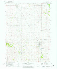 Walker Iowa Historical topographic map, 1:24000 scale, 7.5 X 7.5 Minute, Year 1973