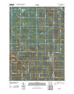 Walker Iowa Historical topographic map, 1:24000 scale, 7.5 X 7.5 Minute, Year 2010