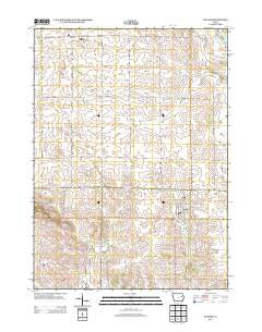 Walker Iowa Historical topographic map, 1:24000 scale, 7.5 X 7.5 Minute, Year 2013