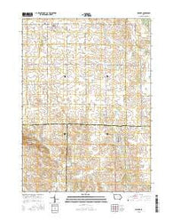 Walker Iowa Current topographic map, 1:24000 scale, 7.5 X 7.5 Minute, Year 2015