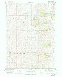 Wallin Iowa Historical topographic map, 1:24000 scale, 7.5 X 7.5 Minute, Year 1978