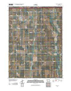 Walnut Iowa Historical topographic map, 1:24000 scale, 7.5 X 7.5 Minute, Year 2010