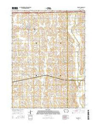 Walnut Iowa Current topographic map, 1:24000 scale, 7.5 X 7.5 Minute, Year 2015