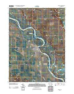 Wapello Iowa Historical topographic map, 1:24000 scale, 7.5 X 7.5 Minute, Year 2012