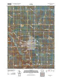 Washington Iowa Historical topographic map, 1:24000 scale, 7.5 X 7.5 Minute, Year 2010