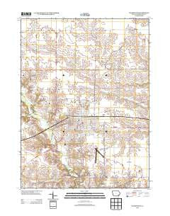 Washington Iowa Historical topographic map, 1:24000 scale, 7.5 X 7.5 Minute, Year 2013