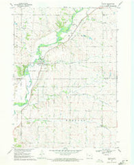 Washta Iowa Historical topographic map, 1:24000 scale, 7.5 X 7.5 Minute, Year 1969