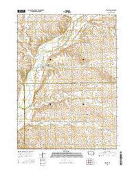 Washta Iowa Current topographic map, 1:24000 scale, 7.5 X 7.5 Minute, Year 2015