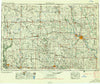 Waterloo Iowa Historical topographic map, 1:250000 scale, 1 X 2 Degree, Year 1955