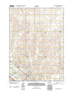 Waterloo North Iowa Historical topographic map, 1:24000 scale, 7.5 X 7.5 Minute, Year 2013